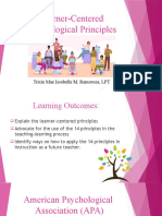 Learner-Centered Psychological Principles Lesson 1