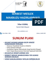 Avukatlik - SM Makbuzu Duzenlenmesi - Irfan Vural - Aralik 2019