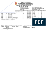 MSU-IIT Certificate of Registration