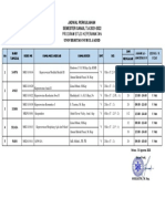 Jadwal Perkuliahan Ganjil 2021-2022 Semester 5