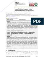 Tiktok and Pandemic (Content Analysis Tiktok Utilization As Education Medium During Covid-19Pandemic)