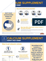 Calcium and Vitamin D Supplement Safety Fact Sheets