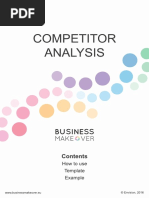 Competitor Analysis: How To Use Template Example