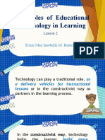 Roles of Technology in Learning - Lesson 2