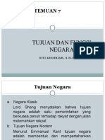 Tujuan Dan Fungsi Negara