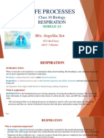 X - Biology - Life Processes (Respiration) - Module 1of 3 PDF