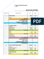 Detailed Estimates: Construction of 1-Unit Multipurpose Building Brgy. San Jose, Borbon, Cebu