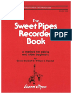 Qdoc.tips the Sweet Pipes Recorder Series Alto 1 g Burakoff