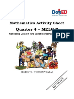 Quarter 4 - MELC 7: Mathematics Activity Sheet