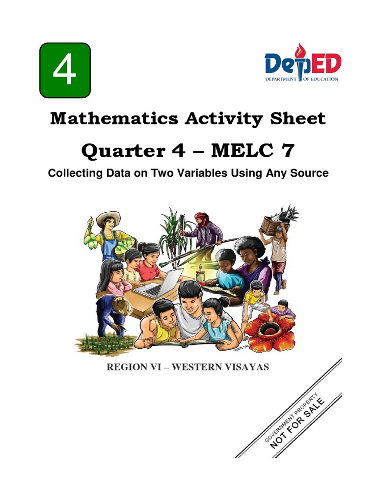 Quarter 4 - MELC 7: Mathematics Activity Sheet | PDF