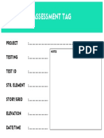 Assessment Tag