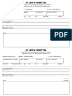 Lab Request Form