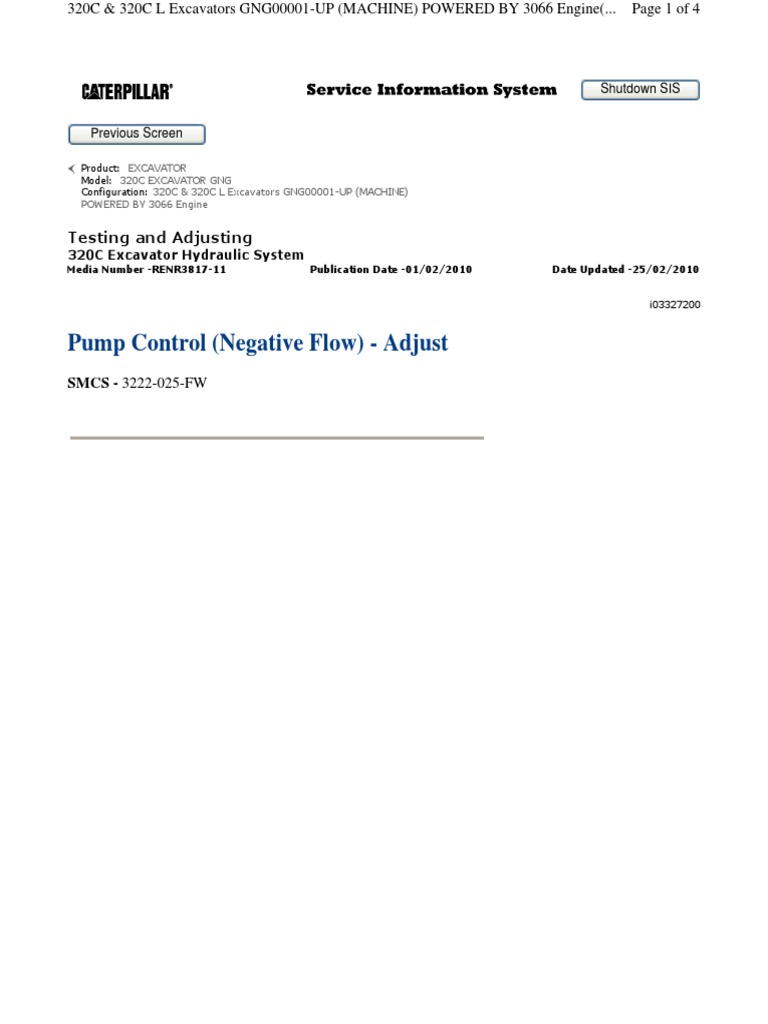 Negative Flow Control Adjustment Guide | PDF | Machines | Mechanical ...