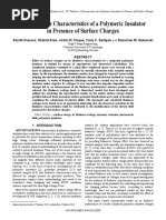 DC Flashover Characteristics of A Polymeric Insulator