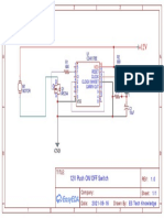 Schematic - The 12V Push ON and OFF Switch - 2021-09-16