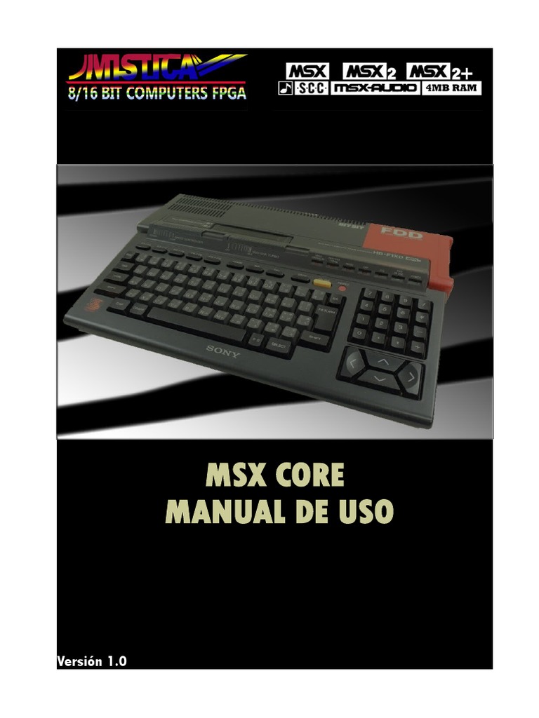 Manual de Uso del MSX Core | PDF | Archivo de computadora | Informática