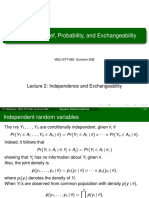 Chapter 2: Belief, Probability, and Exchangeability