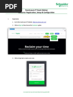 EcoStruxure IT Asset Advisor - Registration Setup and Configuration