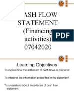 Cash Flow 7 April