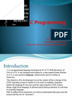 C Programming Lecture 1