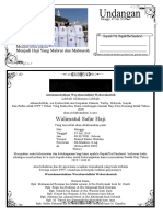 Contoh Undangan Naik Haji Dengan Microsoft Word
