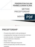 TUGAS METODE PRECEPTORSHIP&MENTORSHIP, Selvy Nice