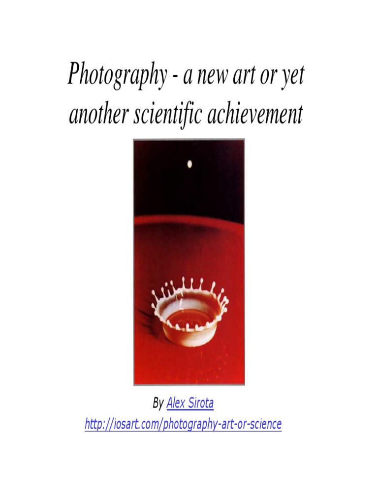 Photography Art or Science PDF Stereoscopy Pixel
