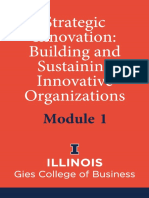 Strategic Innovation_ Building and Sustaining Innovative Organizations Module 1
