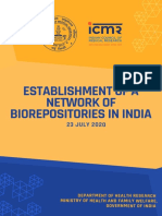 Establishment of A Network of COVID19 Biorepositories in India 23072020