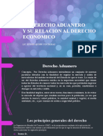 Tema 7 El Derecho Aduanero y Su Relacion Con El Derecho Economico