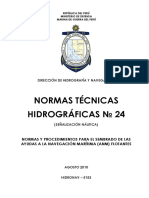Normas Técnicas Hidrográficas N°24