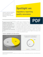 Spotlight On:: Regulatory Reporting Quality Assurance