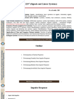 EEE 2297 (Signals and Linear Systems) : Determination of System Properties