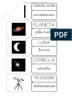 Tarjetas Vocabulario Espacio