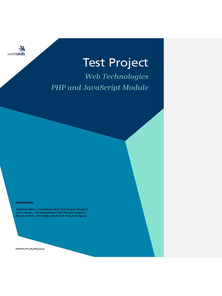 Test Project: Web Technologies PHP and Javascript Module | PDF | Login ...