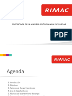 Ergonomía en La Manipulacion Manual de Cargas
