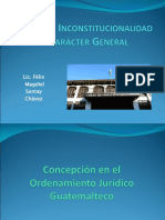 Accion de Inscontritucioanlidad Caracter Genral D