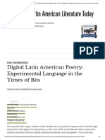 Digital Latin American Poetry - Experimental Language in The Times of Bits - by Claudia Kozak - Latin American Literature Today