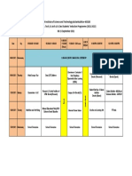 Induction Program (2021-2022) Complete Schedule