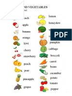 Fruits and Veges