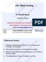 Metal Forming Lecture 4 Yield Conditions