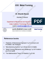 Metal Forming Lecture 3 Stress Strain Analyses