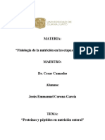 Proteínas y Péptidos en Nutrición Enteral