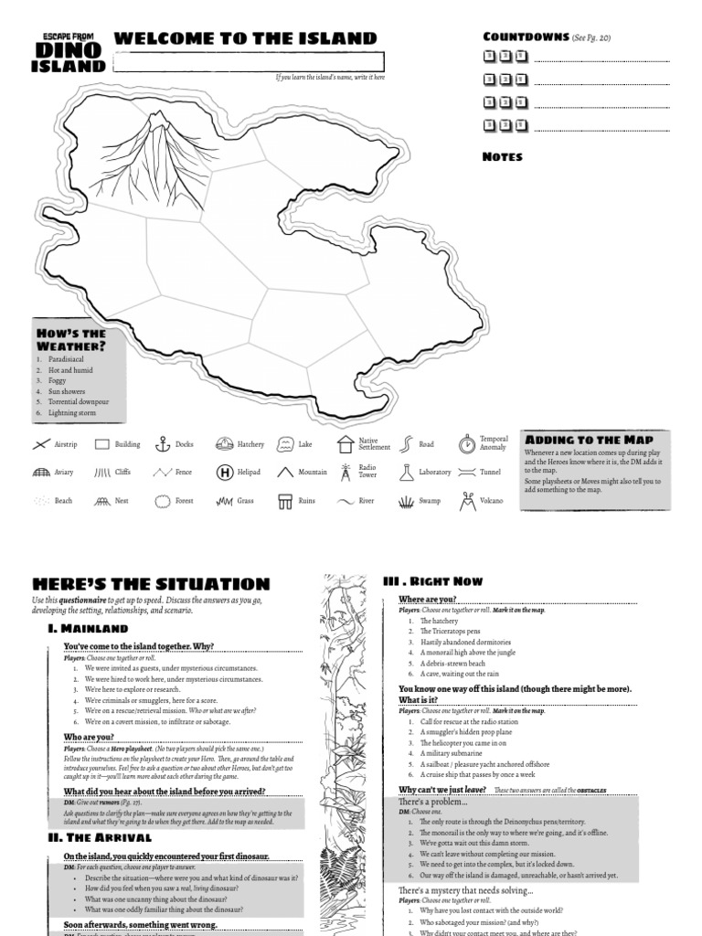 Escape from Dino Island Guide | PDF