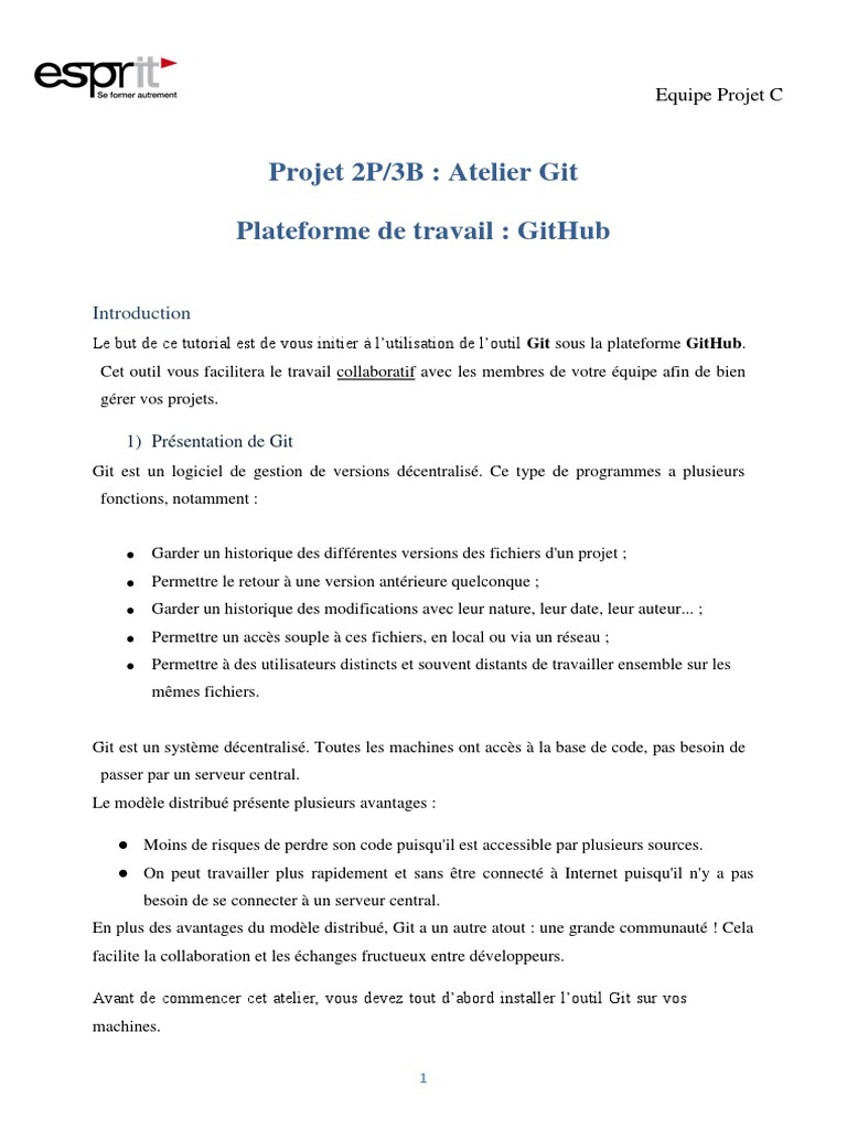 Ajouter un collaborateur sur GitHub | PDF | Gestion de versions ...