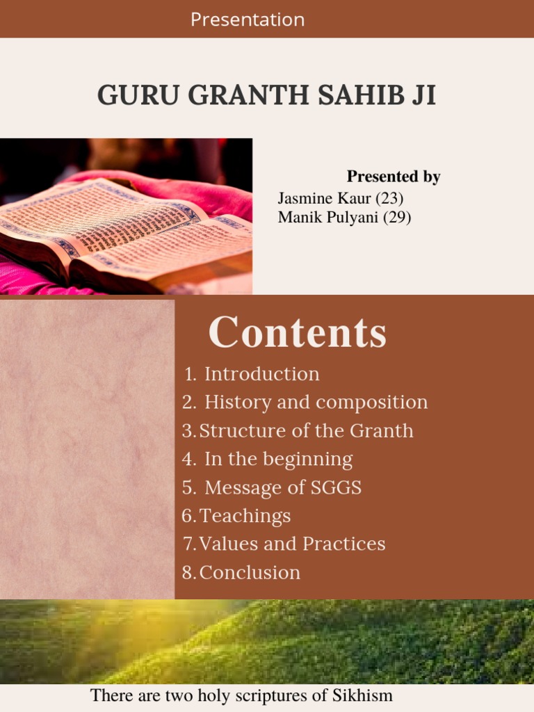 GURU GRANTH SAHIB JI Final | PDF | Guru Granth Sahib | Punjab