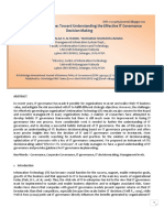 IT Governance Landscape Toward Understanding the Effective IT Governance Decision-Making