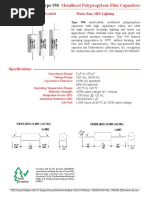 Specifications: AC Rated, Round, Axial Leaded Motor Run, HID Lighting