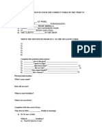 Complete The Sentences With The Correct Form of The Verb To Be