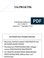 MALPRAKTIK Pembekalan FK Unimus Sem 1 TH 2016